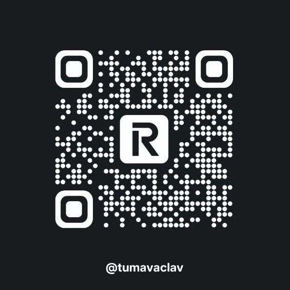QR Revolut - revolut.me/tumavaclav